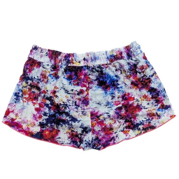 Athleta Hypersonic Petal Shorts in Ember Orange Multi Print - Picture 4 of 9